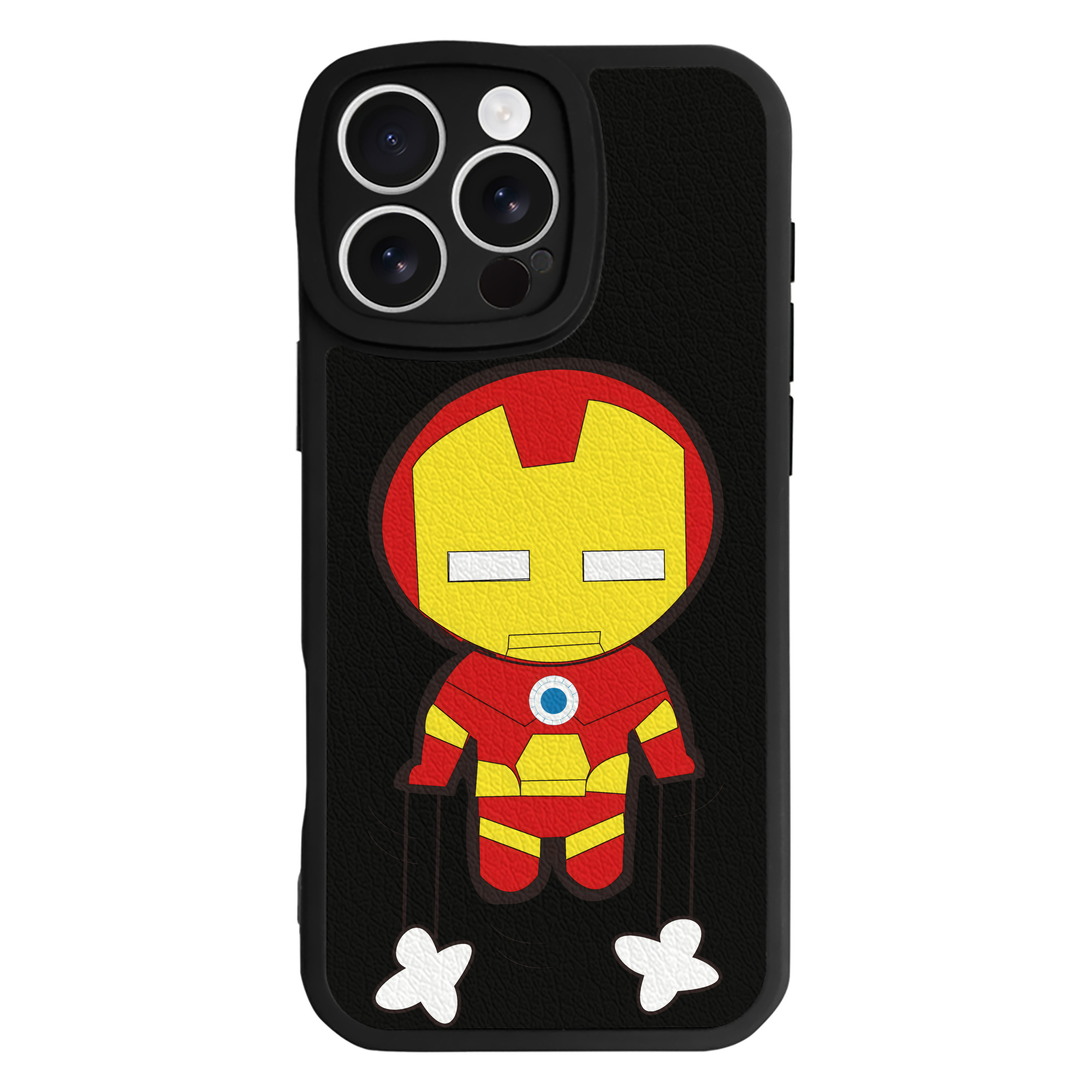 （画像用） アベンジャーズ The Avengers 【iPhone 16シリーズ対応】シリコンスマホケース（レザー調） 材質：シリコン